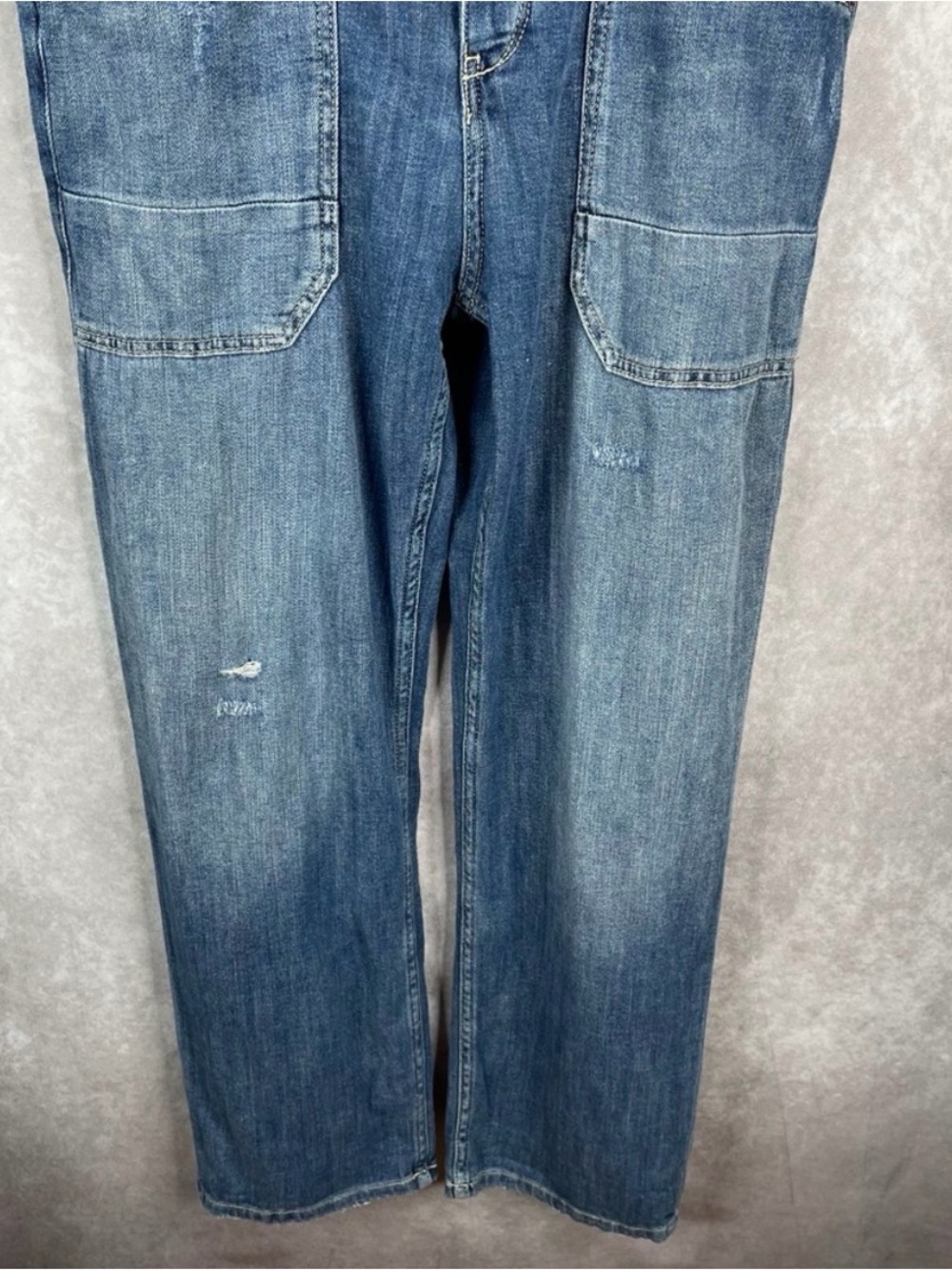 Pilcro And The Letterpress x Anthropologie The Painters Denim Overalls Size 29 - Picture 5 of 5